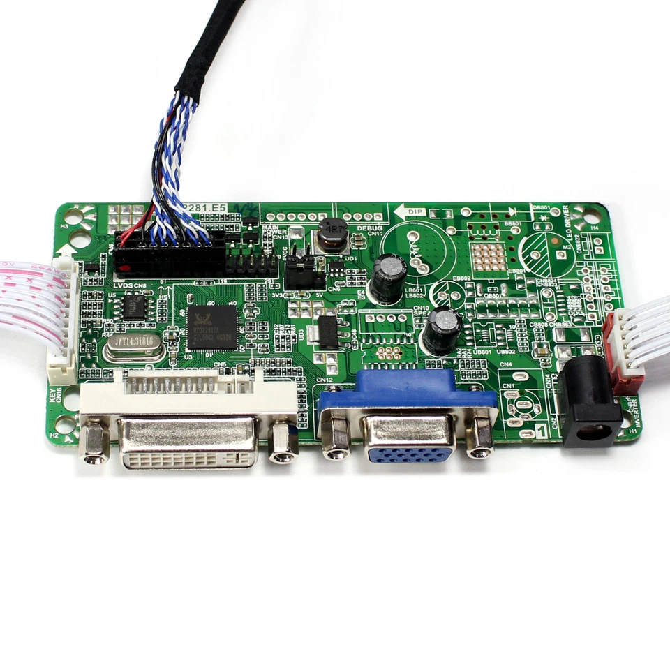 DV VGA LCD Controller Board 10.4" 800x600 LCD Screen Replace G104SN03 V1 LCD - Image 4 of 4