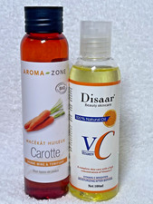 BEST COMBO DISAAR HUILE VITAMIN C ÉCLAIRCISSANTE & HUILE DE CAROTTE BIO 100%
