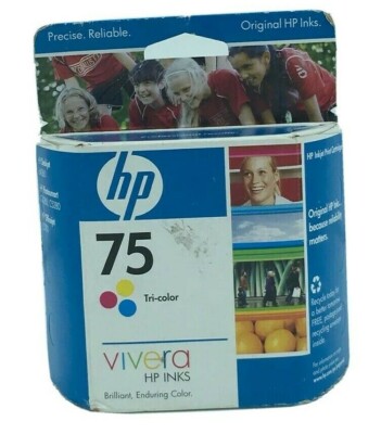 New HP 75 Tri-Color Ink Cartridge Genuine OEM CB337WN EXP Feb 2009 | eBay