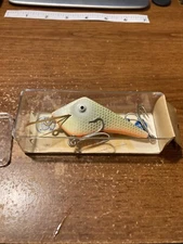 VINTAGE 3" BODY BUTCH HARRIS FAS-BAK PROFESSIONAL BASS LURE NEW IN PKG USA MADE