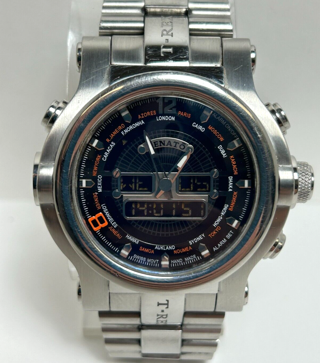 Renato T-Rex Watch Limited Edition 56/60 Ana-Digi ISA 9003-7301 | eBay