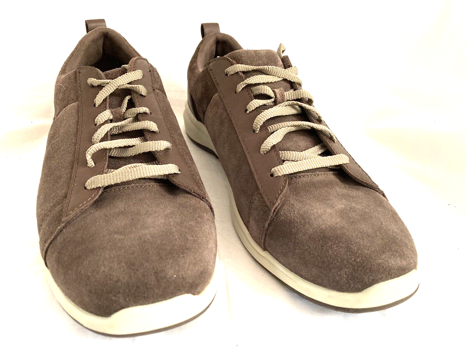 SAOLA Sneakers scarpe Superfeet Blake taglia 11 5 marrone scamosciato pelle casual comode usate in ottime condizioni