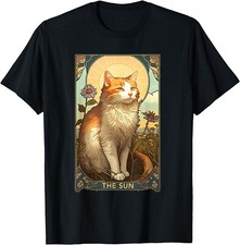 Cat Tarot Card, The Sun Tarot Card, Art Nouveau T-Shirt, Unisex T-Shirt