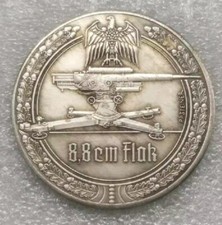 WW2 German Flak 88 Anti Tank Gun METAL Coin Collectable World War 2