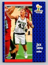 1991-92 Fleer Jack Sikma #120 HOF Milwaukee Bucks