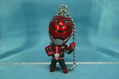 Super Sentai All Star P1 Tokumei Go-Busters Mini Figure Keychain Red Cheetah