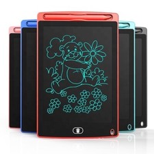 LCD Drawing Tablets White 40 Count 8.5" Portable LCD Writing Erasable Notepads