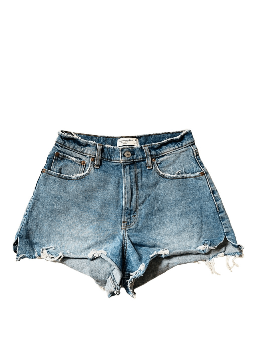 Abercrombie High Rise Cut Off Shorts Abercrombie High Rise Cut Off