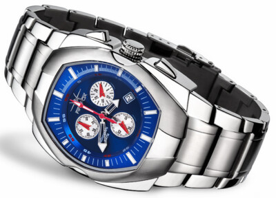 FIREFOX FFS60 THE THING blau Chronograph Armband- Herrenuhr schwer wasserdicht