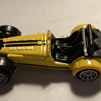 Matchbox MBX Sports Cars Caterham R500 Superlight Roadster Yellow/Black Stripes