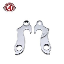 BICYCLE ALLOY REAR DERAILLEUR MESH FRAME HANGER GEAR TAIL HOOK A-HG029 SILVER.