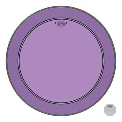 Powerstroke  P3 Colortone Purple Skyndeep  Bass Batter 22 in. Drum Head