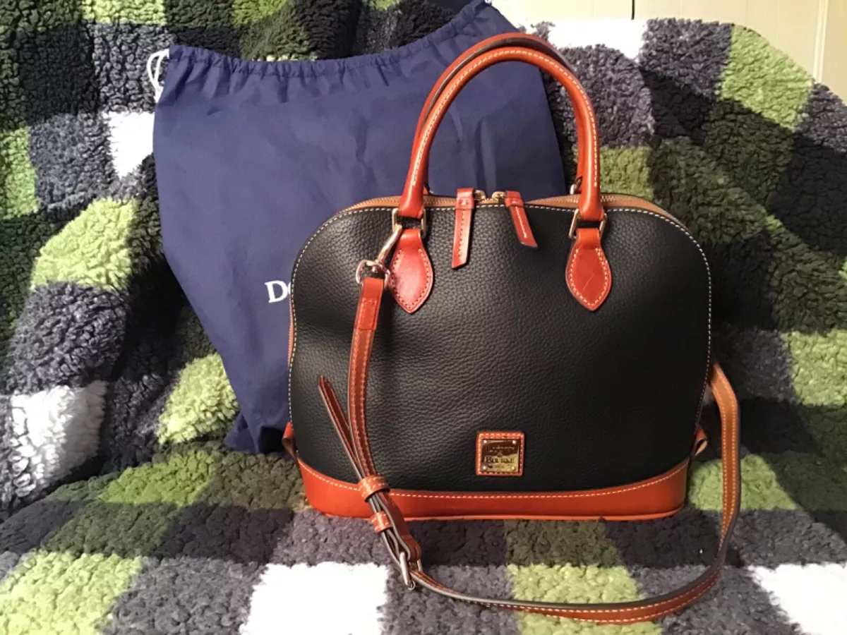 Dooney & Bourke Pebble Grain Zip Zip Satchel