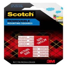 Scotch 0.7 in. L X 0.7 in. W Double-Sided Mounting Squares