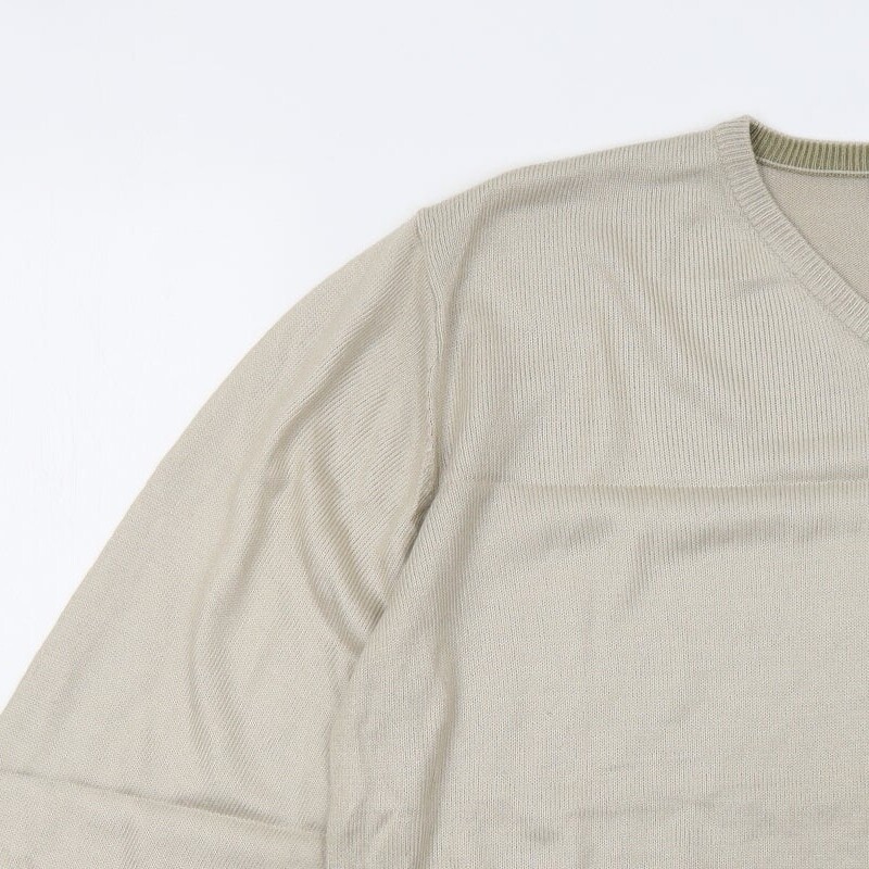 West Rock Mens Beige Acrylic Blend Sweatshirt Size M image 5