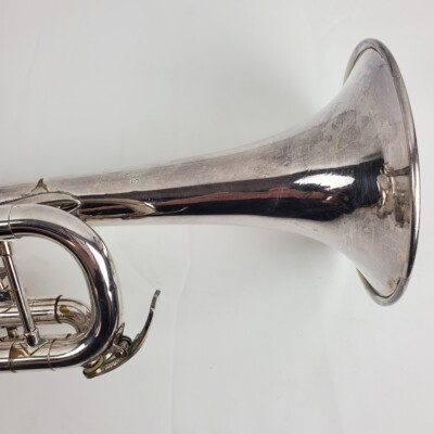 1960's GETZEN ETERNA DOC SEVERINSEN Plated Silver Trumpet w/ Case