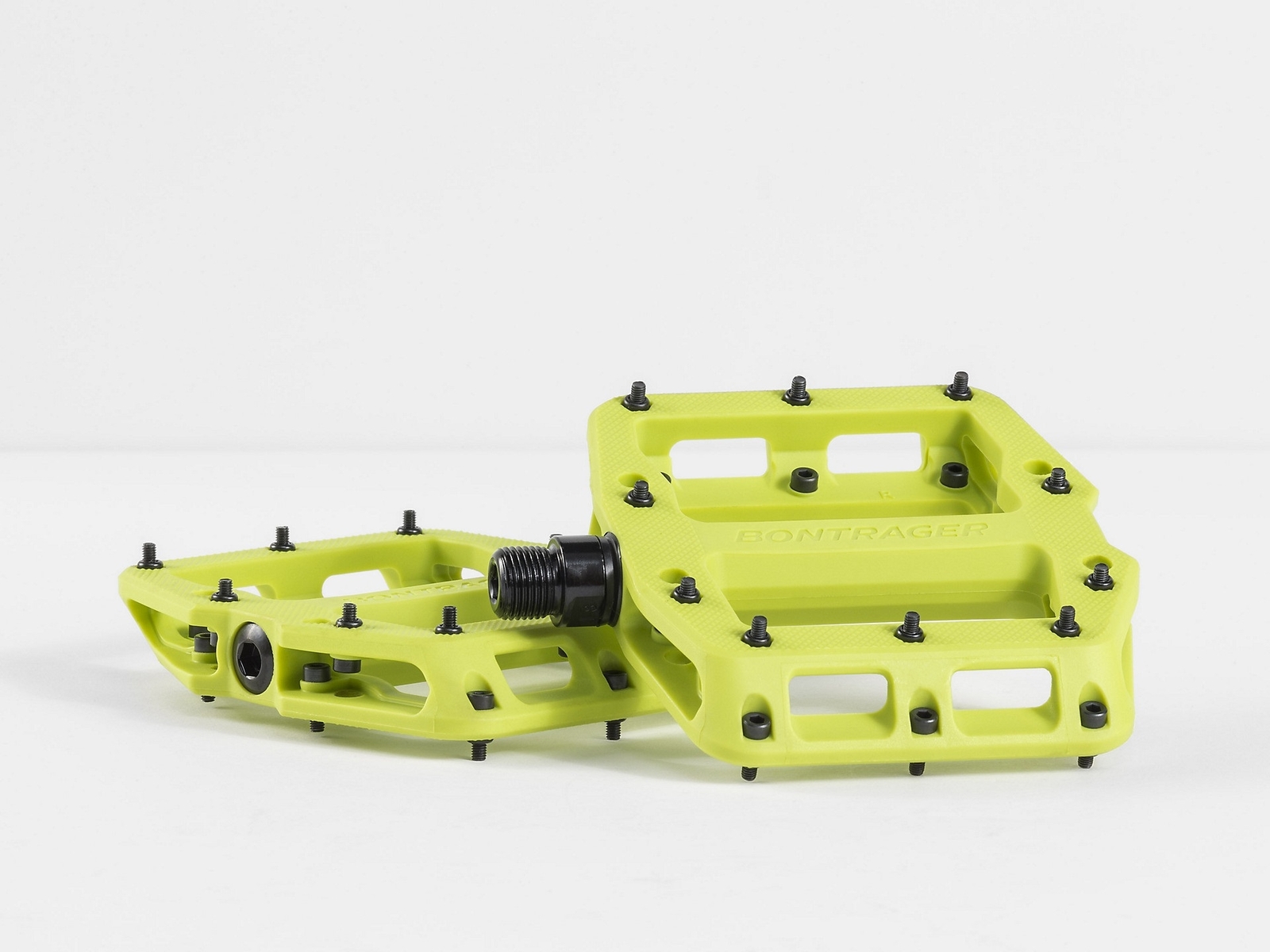 Set Pedals Bike MTB Bontrager Line Elite Volt Green Thread 9/16 "" (15mm)