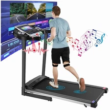 3.5HP Heavy Duty Running Treadmill with Incline Folding Design for Home&Gym#