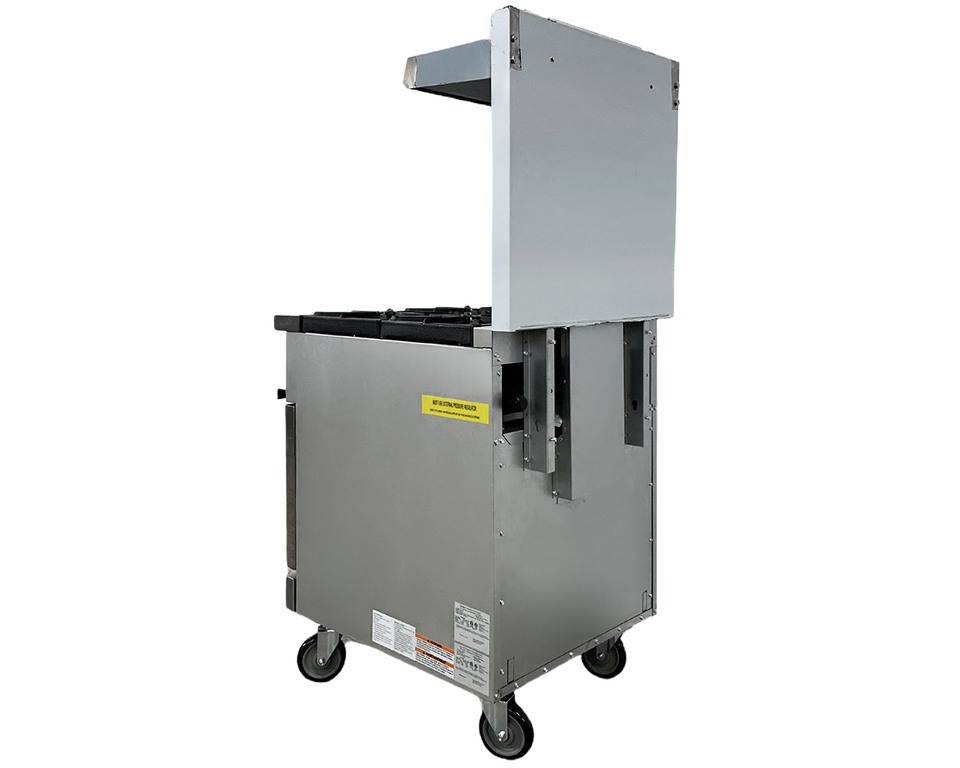 NSF 24" Commercial Range Stove 4 Burners With Oven Liquid Propane eBay