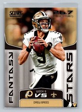 Drew Brees 2019 Score #FS-6 New Orleans Saints Fantasy Stars Football Card