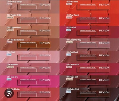 LOT of 2 Revlon Colorstay Limitless Matte Liquid Lipstick ~ You