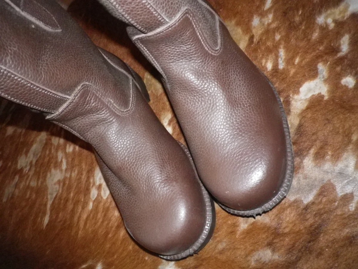 Vintage Work Boots Rigger Steel Toe Size UK6 N.O.S