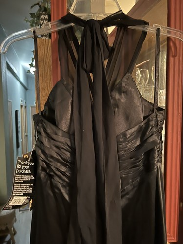 Donna Ricco NY Cocktail Dress Size 10 Holiday Black 100% NEW With Tags Halter - Picture 5 of 9