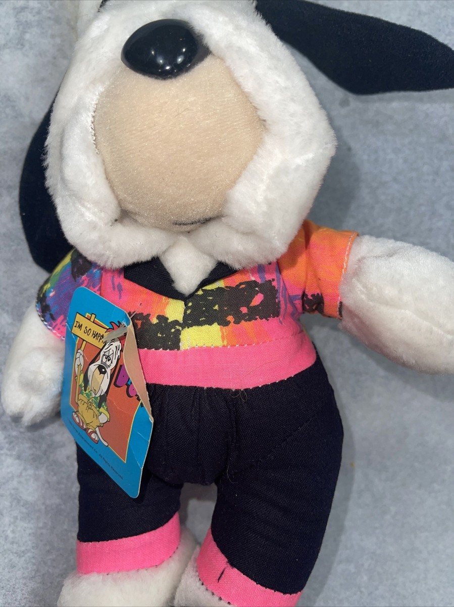 NWT Ace Novelty Co Inc Stuffed Plush Droopy Dog 1990 7.5