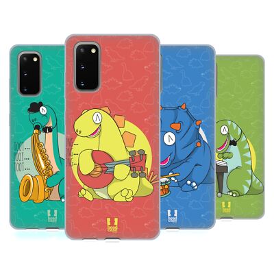 HEAD CASE DESIGNS DINO MUSIKEROS SOFT GEL HANDYHÜLLE FÜR SAMSUNG HANDYS 1