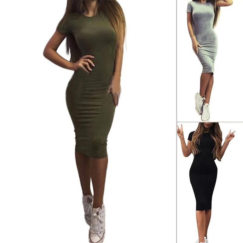Casual and Comfortable Women s Bodycon Dress Perfect for Everyday