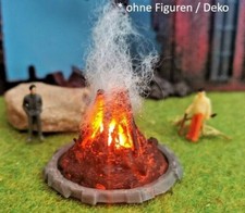 Osterfeuer Lagerfeuer XXL mit 2 LEDs Brandfla...