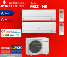 Climatizzatore Condizionatore MITSUBISHI Dual Split MSZ-HR 12000+18000 BTU R32