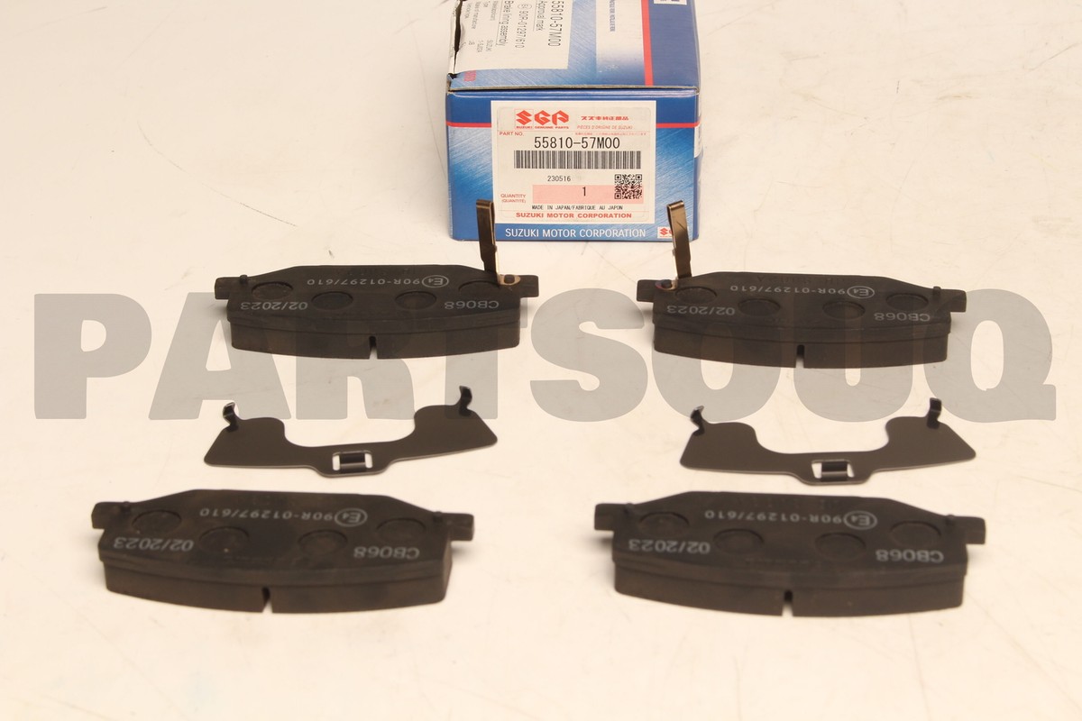 5581057M00 Genuine Suzuki PAD SET,DISC BRAKE 55810-57M00 | eBay