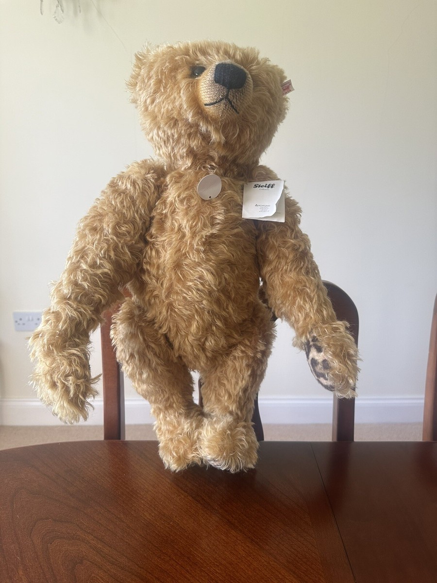 Steiff 035173 Teddy Desmond 56 Moh gold Braun | eBay
