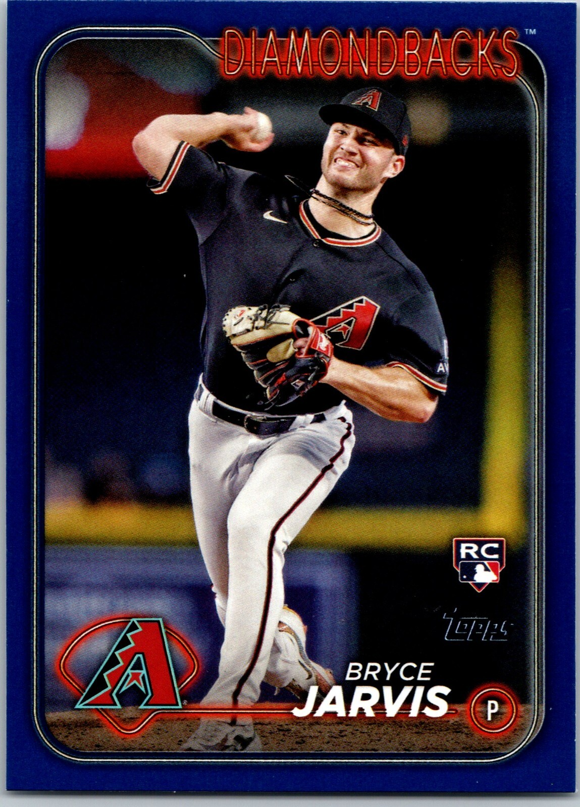 #363 Bryce Jarvis, Arizona Diamondbacks RC 2024 Topps Series 2 Royal Blue