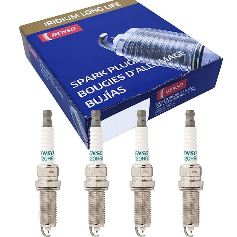 Genuine DENSO Iridium Long Life Spark Plug Set of 4 for Nissan/ Scion/ Toyota