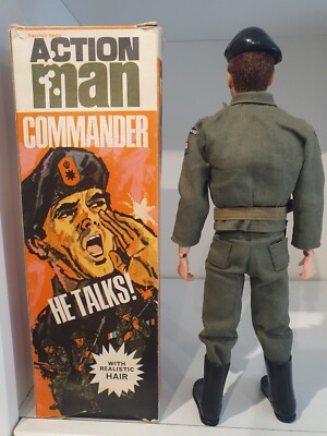 Gi Joe Vintage 1964-70 Action Man MIB Talking Commander, Rare! | eBay