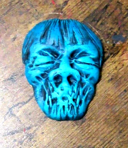 Shrunken Head Fridge Magnet | Mattel Freight Factory | Monsters | Tiki
