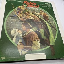 RCA CED VIDEODISC - THE ADVENTURES OF ROBIN HOOD - Errol Flynn
