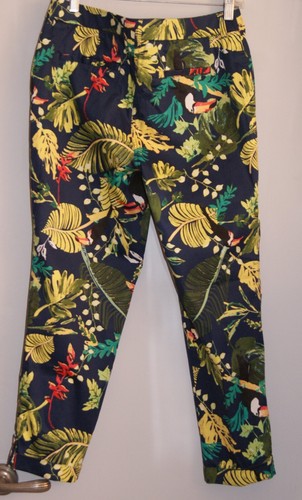Chico's Women's Girlfriend Crop Jeans NWOT Jungle Floral Size 1 Petite 8 - Picture 5 of 5