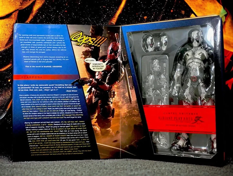 SQUARE ENIX MARVEL UNIVERSE VARIANT PLAY ARTS KAI DeadPool X-Force Variante Nuevo Foto 3 de 4