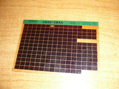 HONDA Motorrad Microfiche Teilekatalog CB750 M N NightHawk 750 1992 Original