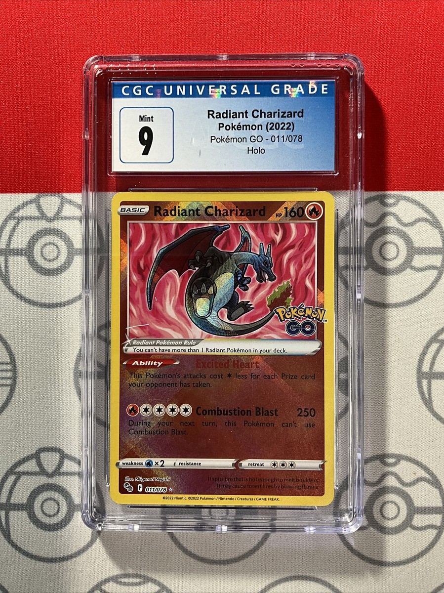 CGC 9 Radiant Charizard #020/159 Holo Crown Zenith Pokemon Card
