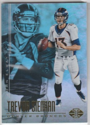 2017 Illusions #64 Trevor Siemian John Elway HOF Denver Broncos Stanford