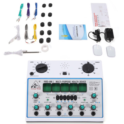 Acupuncture Stimulator Electric Nerve muscle Massager Care Device 6 Channel NEW