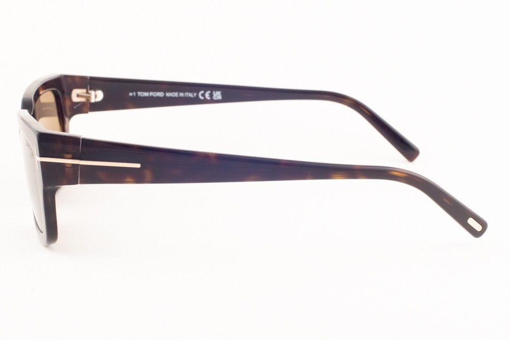 Tom Ford Ezra FT1075 52L Rectangle Sunglasses – Havana/Roviex Tom Ford Ezra 1075 52L Havana / Brown Roviex Sunglasses  main image 4