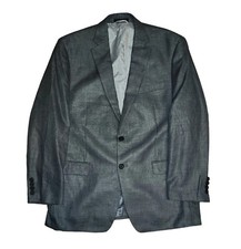 Lauren Ralph Lauren Suit Jacket Mens 42R Classic Fit Blazer 2 Button Gray