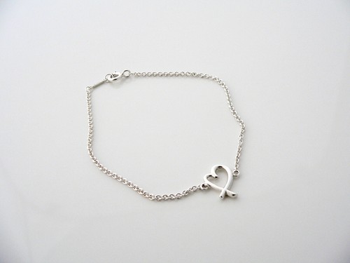 Heart Bracelet Bangle 6.75 