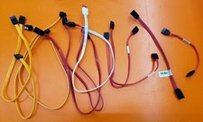                 Lot of 10 Various Length Straight  90 Degree HDD/ODD Sata Cables