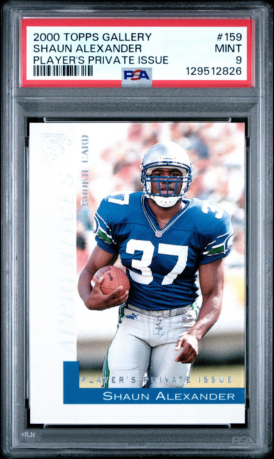 Shaun Alexander Topps Gallery #159 Players Private Issue